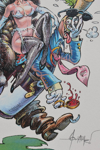AOUAMRI : Ivresse Fantastique, Ex libris signé