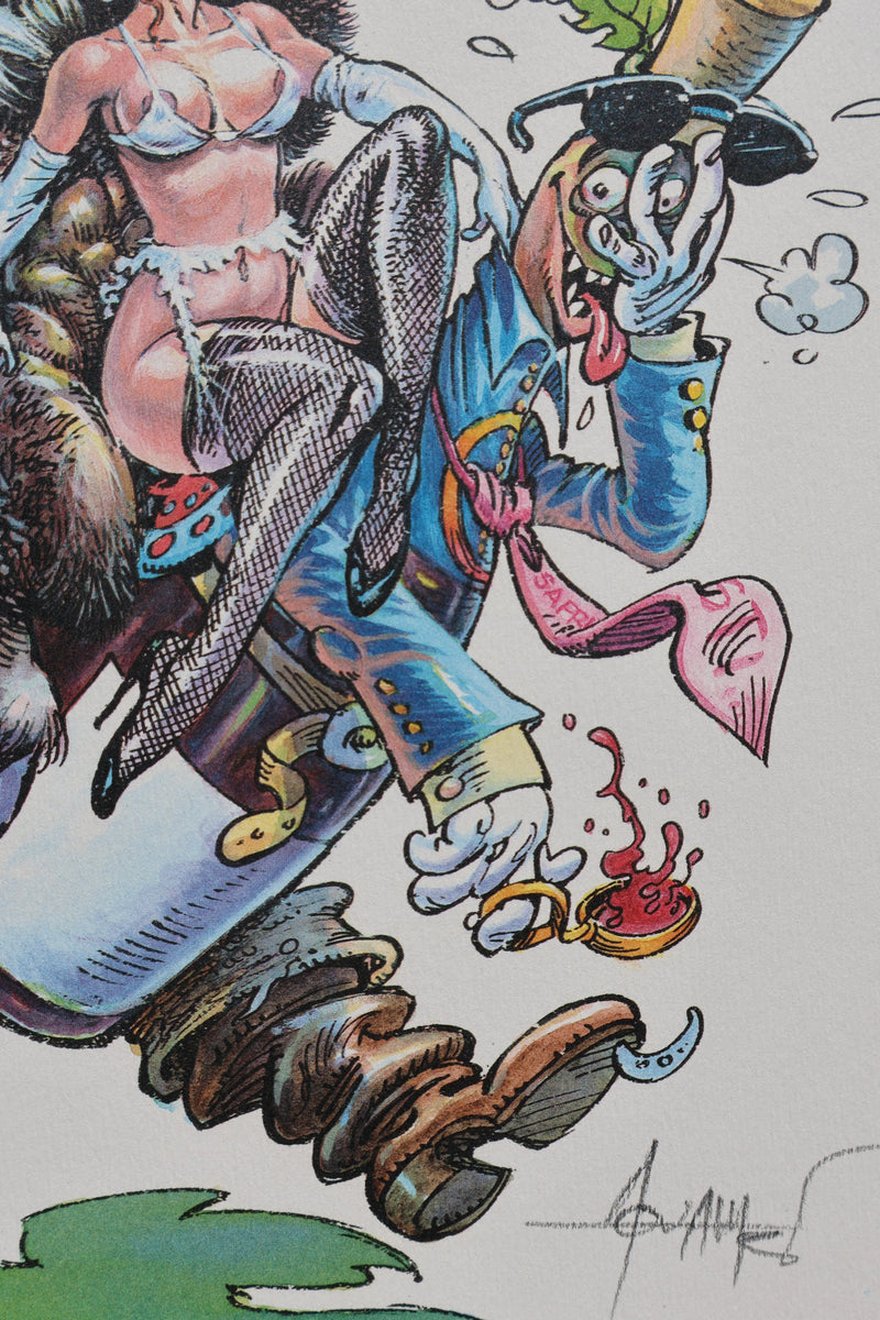AOUAMRI : Ivresse Fantastique, Ex libris signé