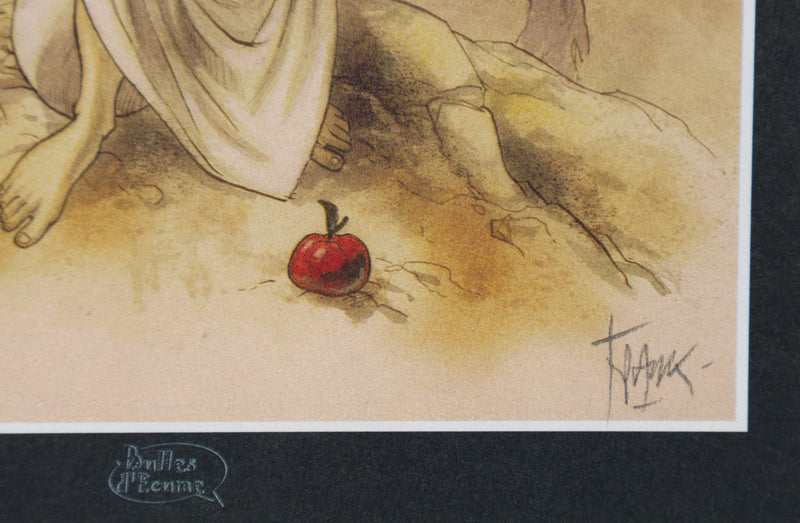 FRANK : Manon et Buffle, Ex libris signé