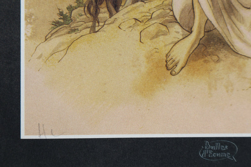 FRANK : Manon et Buffle, Ex libris signé