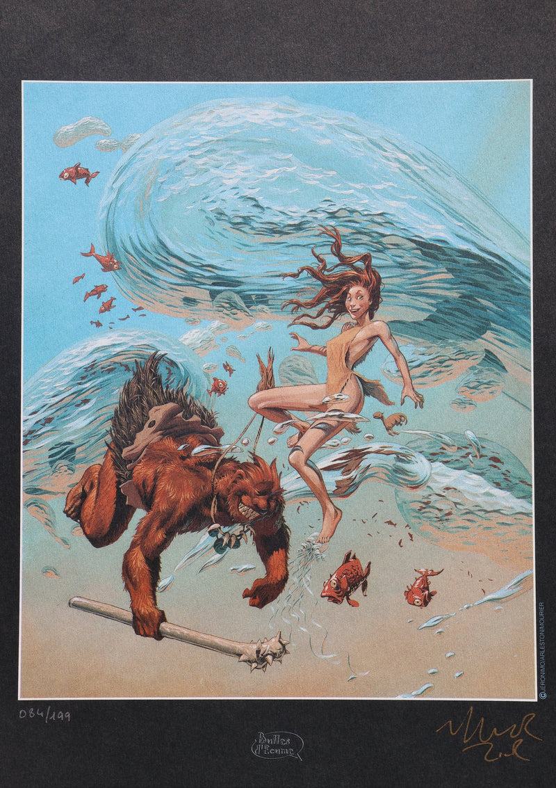 Jean-Louis MOURIER : Waha et Teträm, Ex libris signé