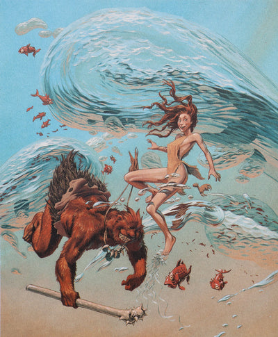 Jean-Louis MOURIER : Waha et Teträm, Ex libris signé