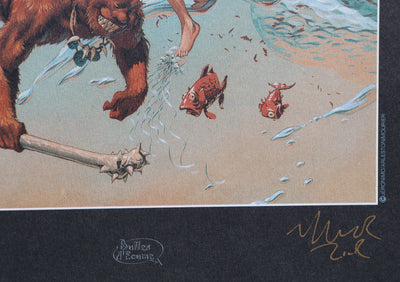 Jean-Louis MOURIER : Waha et Teträm, Ex libris signé