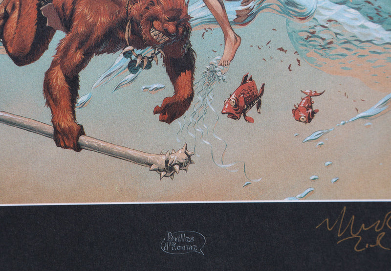 Jean-Louis MOURIER : Waha et Teträm, Ex libris signé