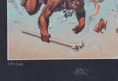 Jean-Louis MOURIER : Waha et Teträm, Ex libris signé