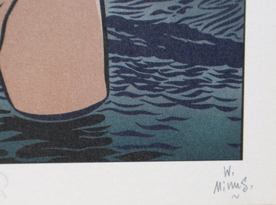 Walter MINUS : La fille de l’écume, Ex libris signé