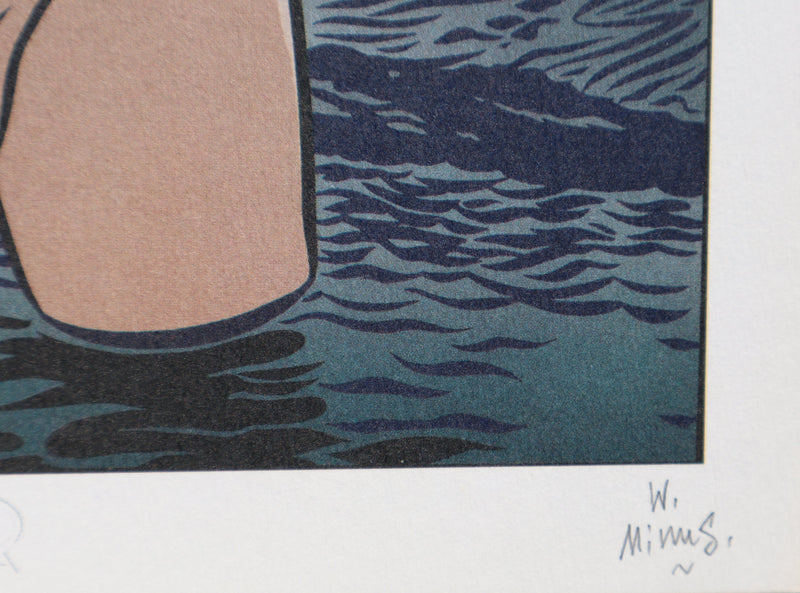 Walter MINUS : La fille de l’écume, Ex libris signé