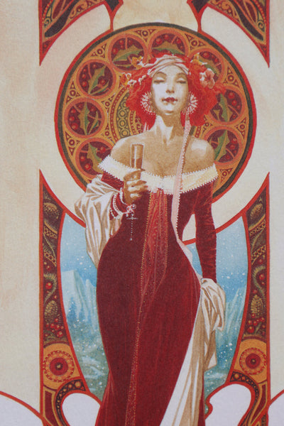 Alberto VARANDA : Reine d'Ambroisie, Ex libris signé