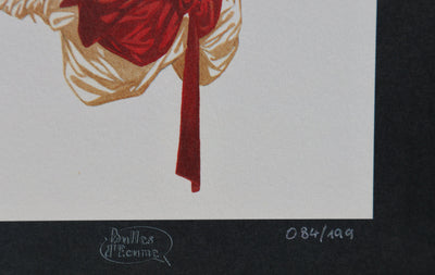 Alberto VARANDA : Reine d'Ambroisie, Ex libris signé