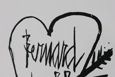 Bernard BUFFET : Déclaration d'amour, Gravure originale signée