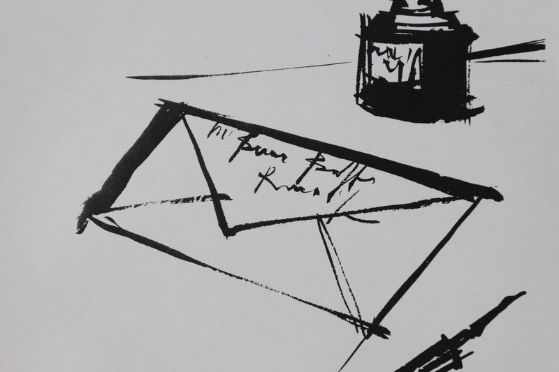 Bernard BUFFET : La Lettre d&