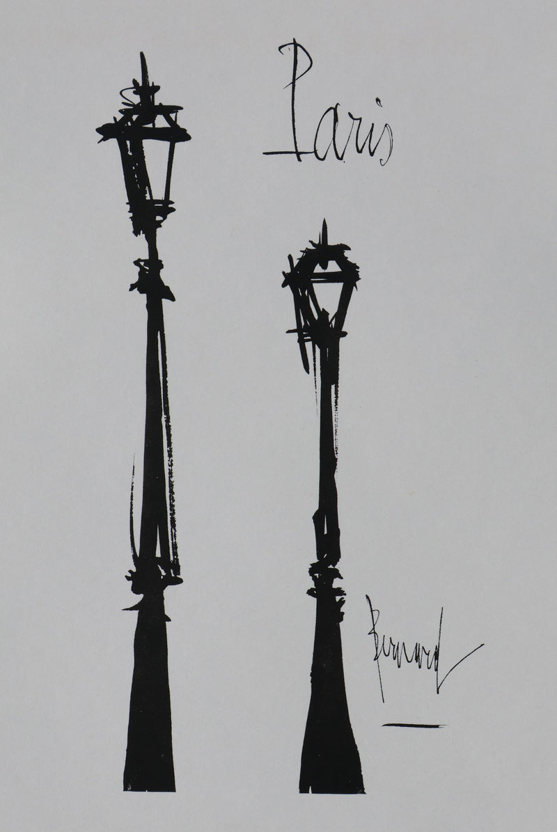 Bernard BUFFET: Paris, Original signed engraving