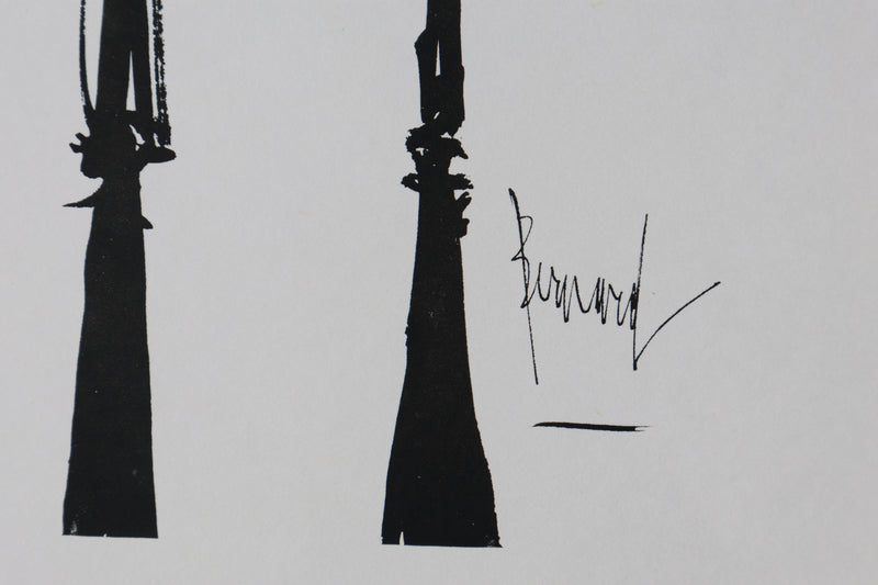 Bernard BUFFET: Paris, Original signed engraving