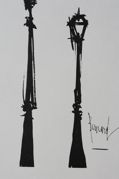 Bernard BUFFET: Paris, Original signed engraving