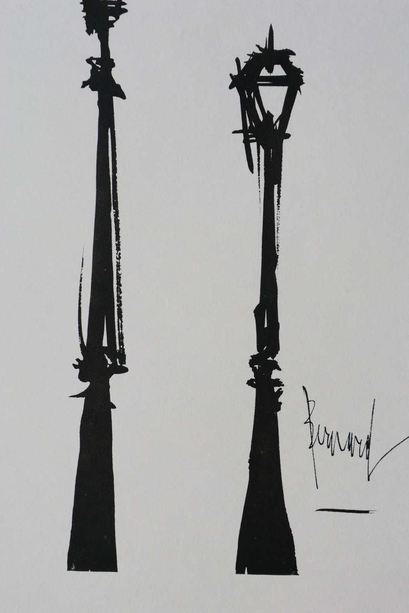 Bernard BUFFET: Paris, Original signed engraving