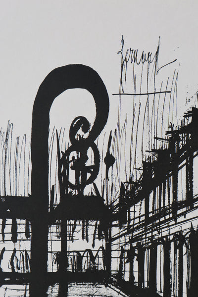 Bernard BUFFET: Place des Vosges, Original signed engraving