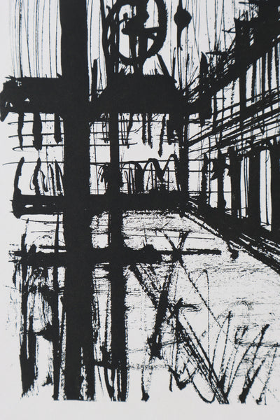Bernard BUFFET: Place des Vosges, Original signed engraving
