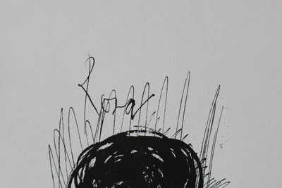 Bernard BUFFET: The vase and the rose, Original signed engraving