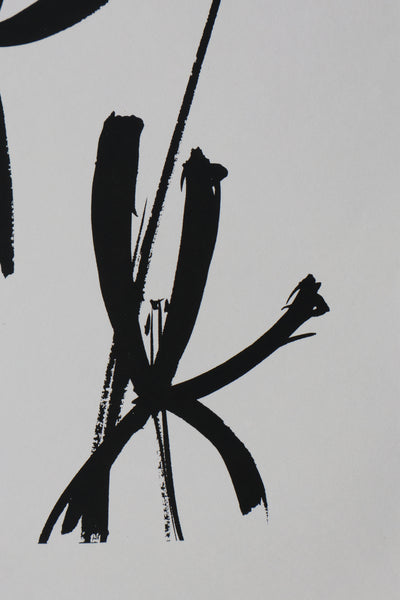 Bernard BUFFET : Les deux Iris, Gravure originale signée