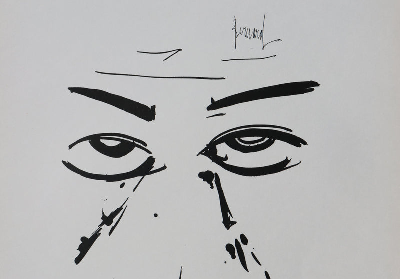 Bernard BUFFET: Your tears, Original signed engraving