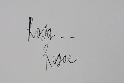 Bernard BUFFET: Rosa Rosae, Original signed engraving