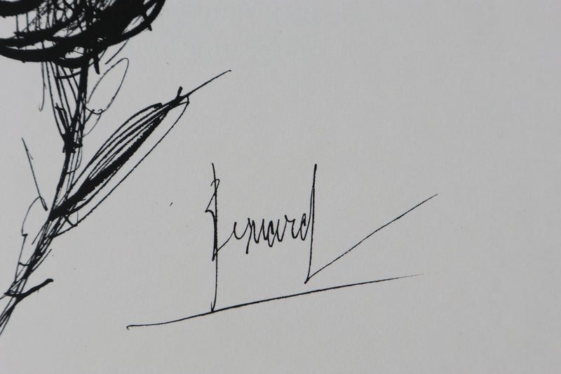 Bernard BUFFET: Rosa, Original signed engraving