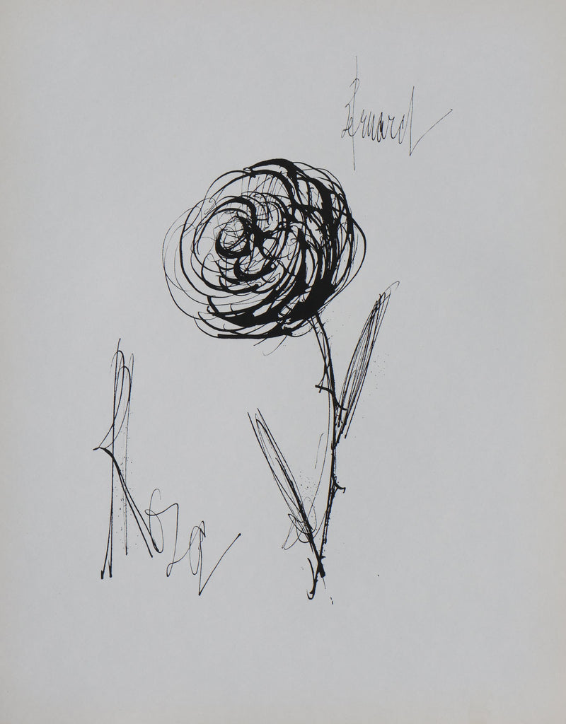 Bernard BUFFET: Rosa, Original signed engraving