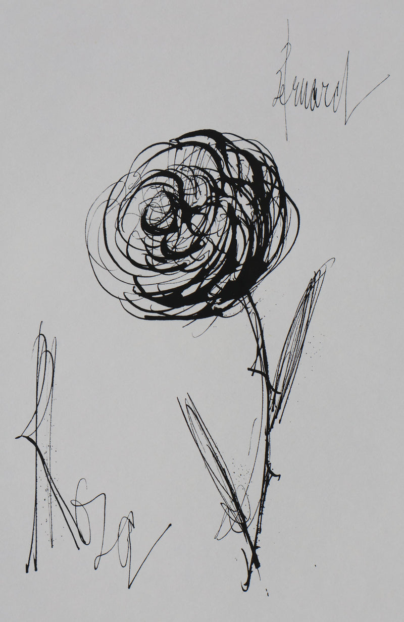 Bernard BUFFET: Rosa, Original signed engraving