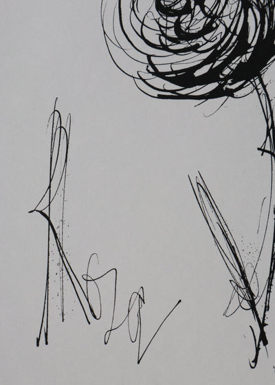 Bernard BUFFET: Rosa, Original signed engraving