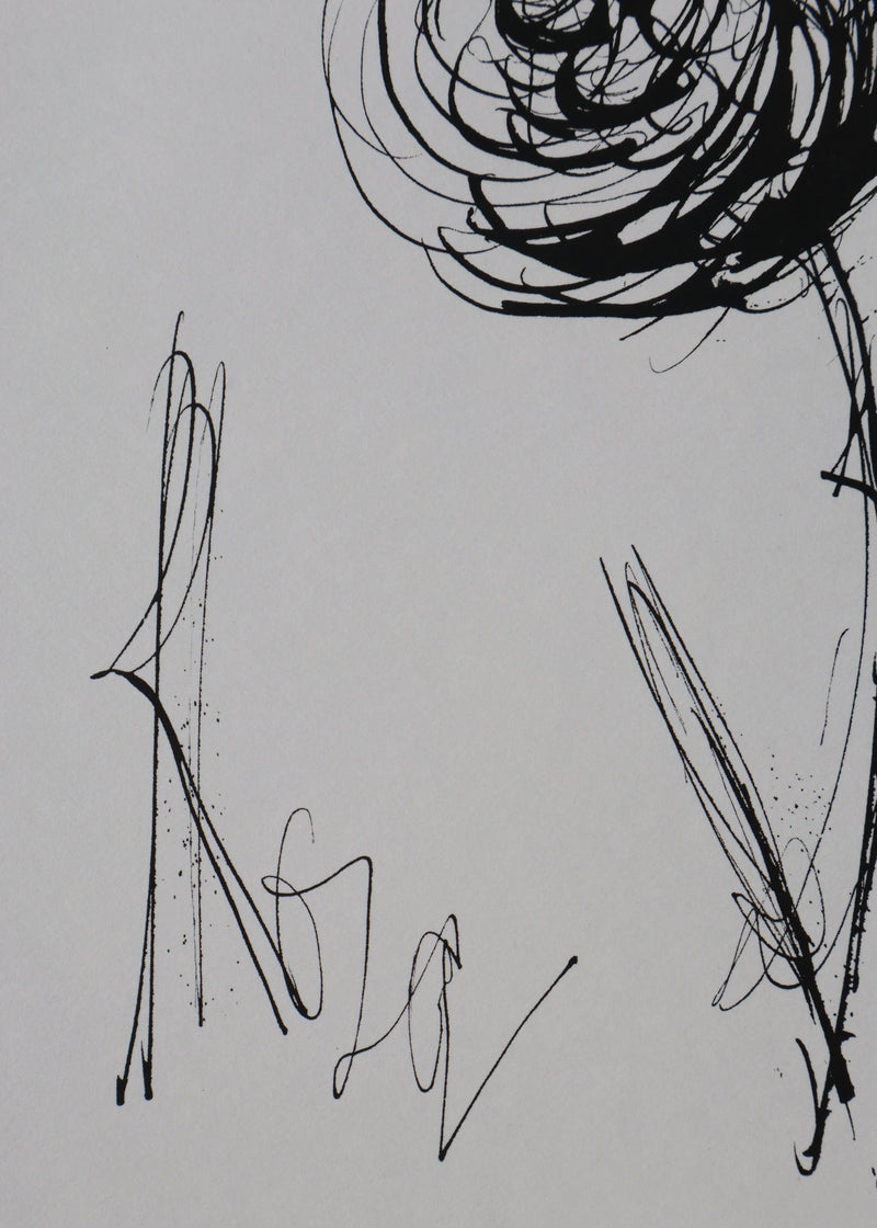 Bernard BUFFET: Rosa, Original signed engraving