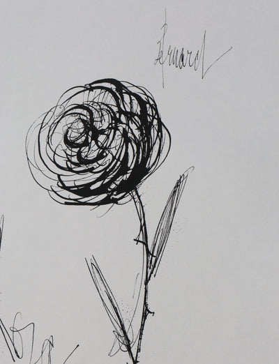 Bernard BUFFET: Rosa, Original signed engraving