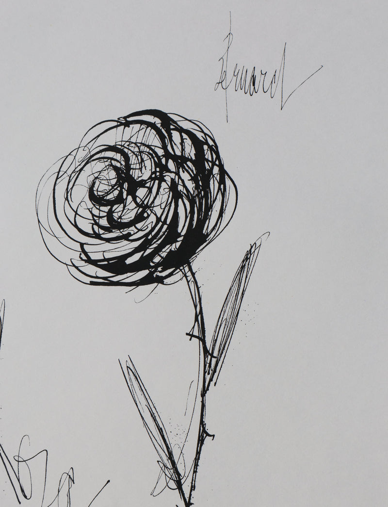 Bernard BUFFET: Rosa, Original signed engraving