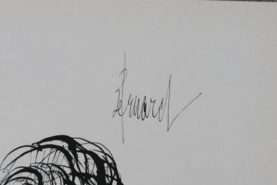 Bernard BUFFET: Rosa, Original signed engraving