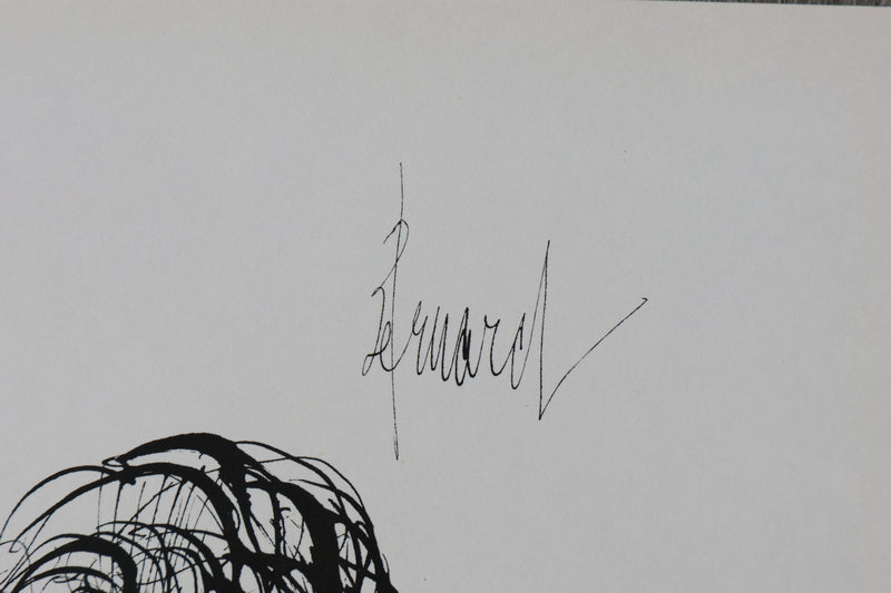Bernard BUFFET: Rosa, Original signed engraving