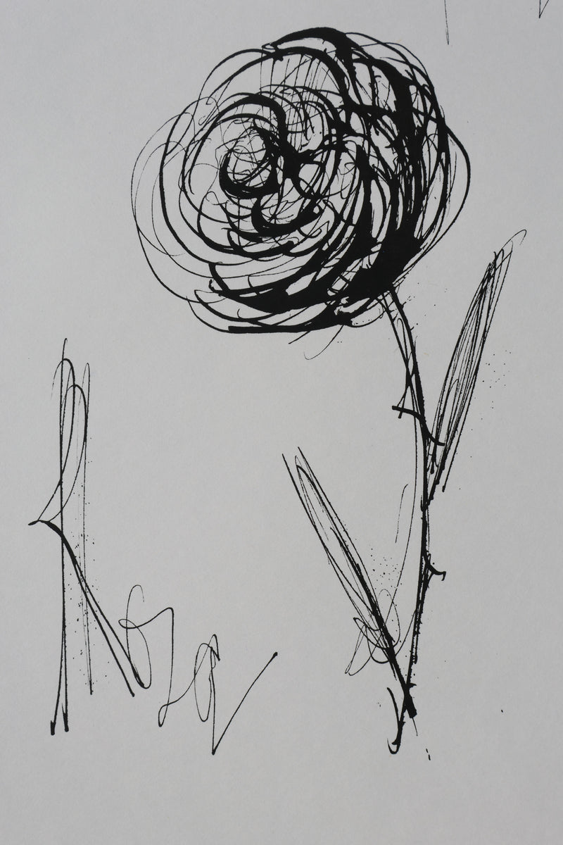 Bernard BUFFET: Rosa, Original signed engraving