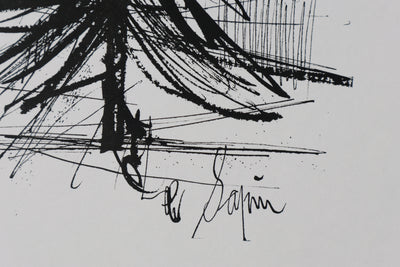 Bernard BUFFET: The fir tree, Original signed engraving