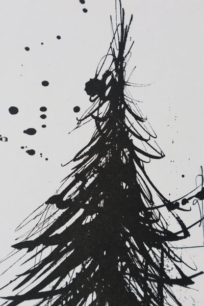 Bernard BUFFET: The fir tree, Original signed engraving