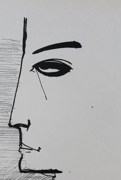 Bernard BUFFET: Egypt, Original signed engraving