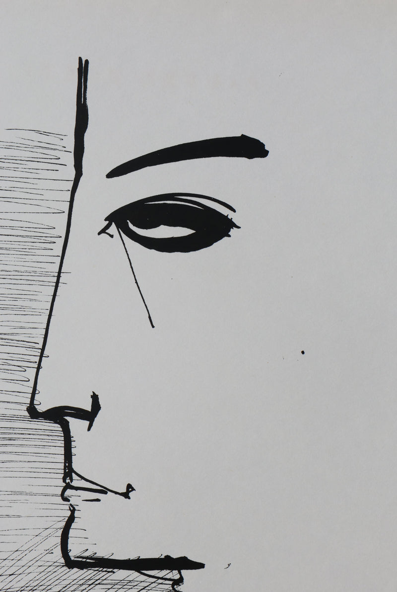 Bernard BUFFET: Egypt, Original signed engraving
