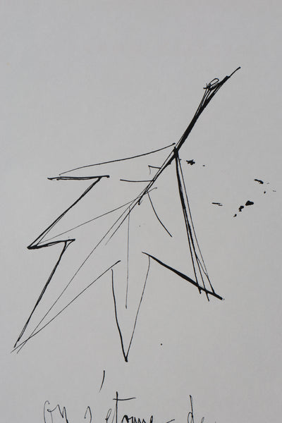 Bernard BUFFET: Autumn, Original engraving