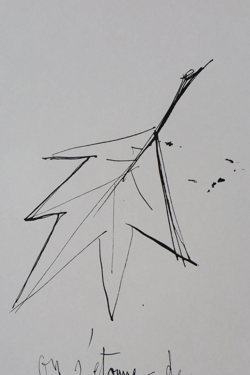 Bernard BUFFET: Autumn, Original engraving