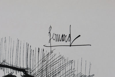 Bernard BUFFET: Der Hund, Original signierter Kupferstich