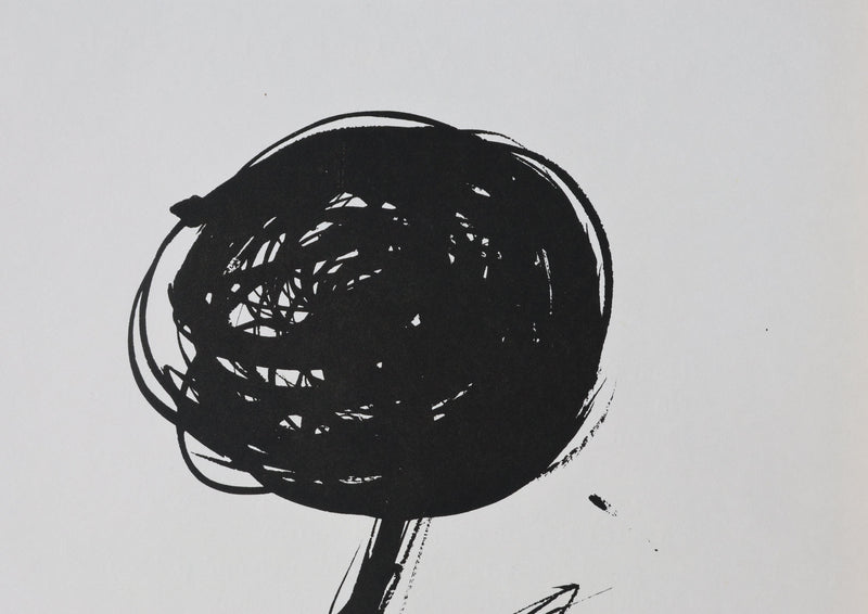 Bernard BUFFET: The Black Rose, Original signed engraving