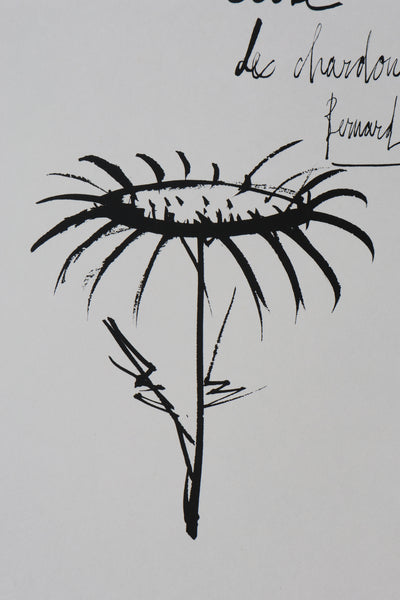 Bernard BUFFET: Die Treue der Distel, Original signierter Kupferstich