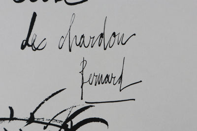 Bernard BUFFET: Die Treue der Distel, Original signierter Kupferstich