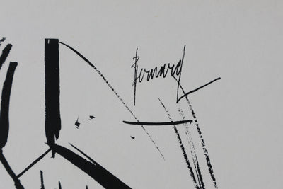 Bernard BUFFET: Ein Schrei, Original signierter Kupferstich