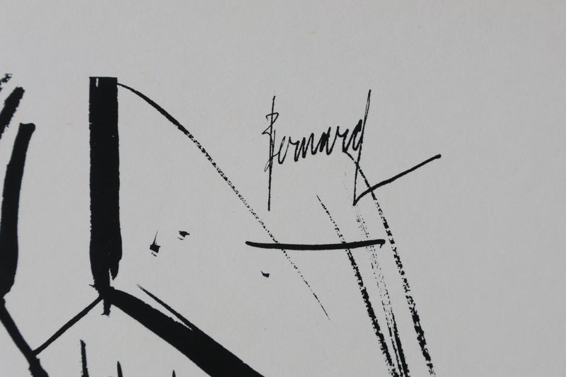 Bernard BUFFET: Ein Schrei, Original signierter Kupferstich