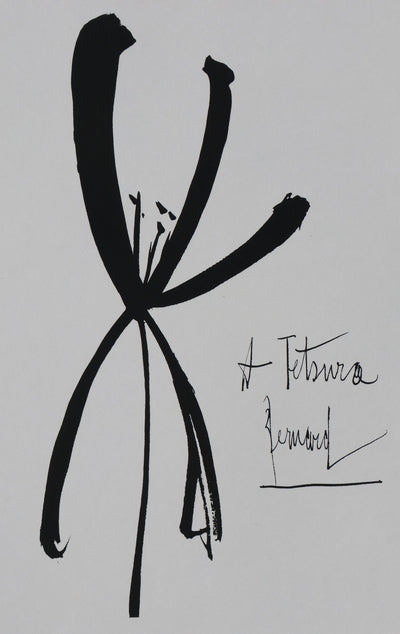 Bernard BUFFET: To Tetsuro, Original signed engraving