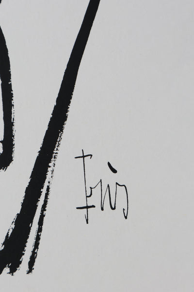Bernard BUFFET: The Iris, Original signed engraving