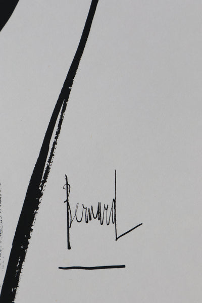 Bernard BUFFET: The Iris, Original signed engraving